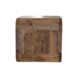 Floating Open Curve Nightstand - Oak by Couch.com