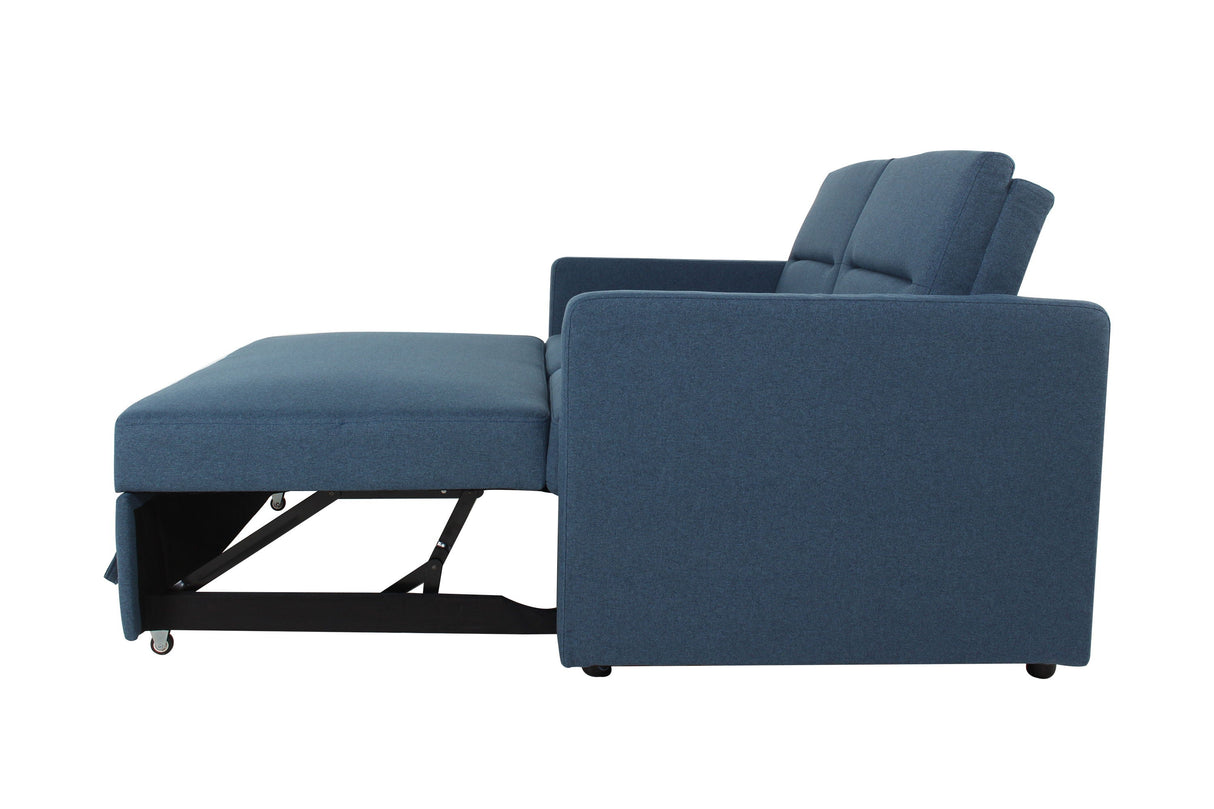 Sleeper Pull Out Loveseat Couch With Adjustable Backrest by Couch.com