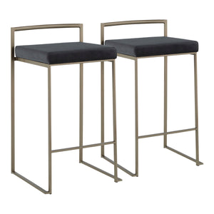 Fuji - Industrial Stackable Counter Stool Elegant Design by Couch.com