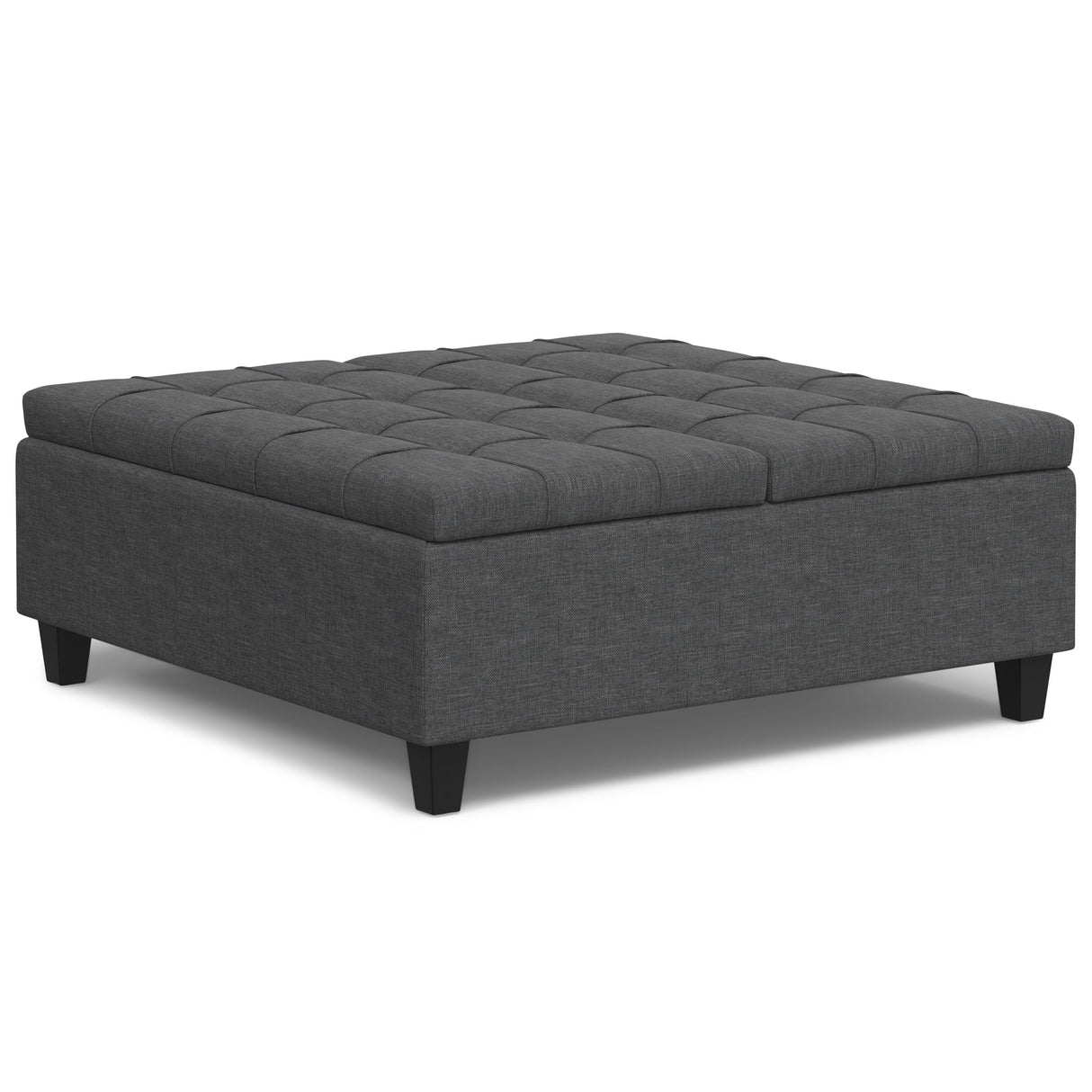 Harrison - Upholstered Coffee Table Storage Ottoman by Couch.com