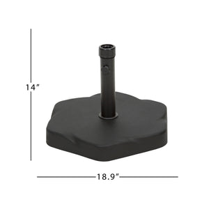 Umbrella Base With Hexagonal Shape - Black by Couch.com