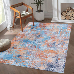 Maval - Abstract Washable Area Rug by Couch.com