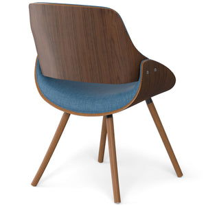 Malden - Bentwood Upholstered Dining Chair With Wood Back by Couch.com