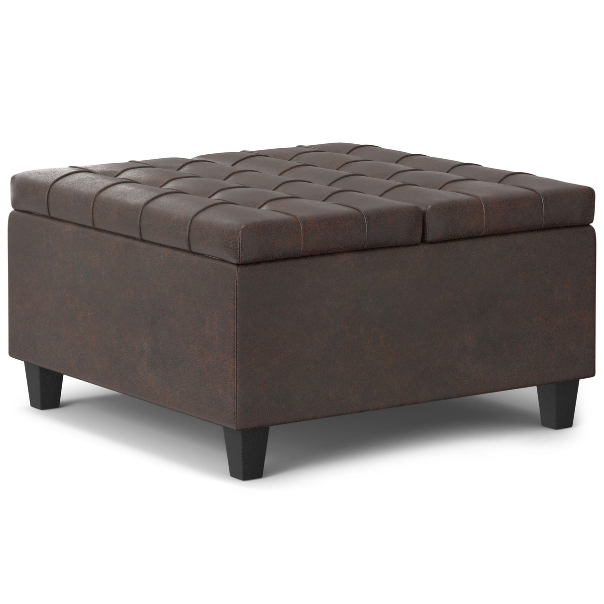 Harrison - Upholstered Coffee Table Storage Ottoman by Couch.com