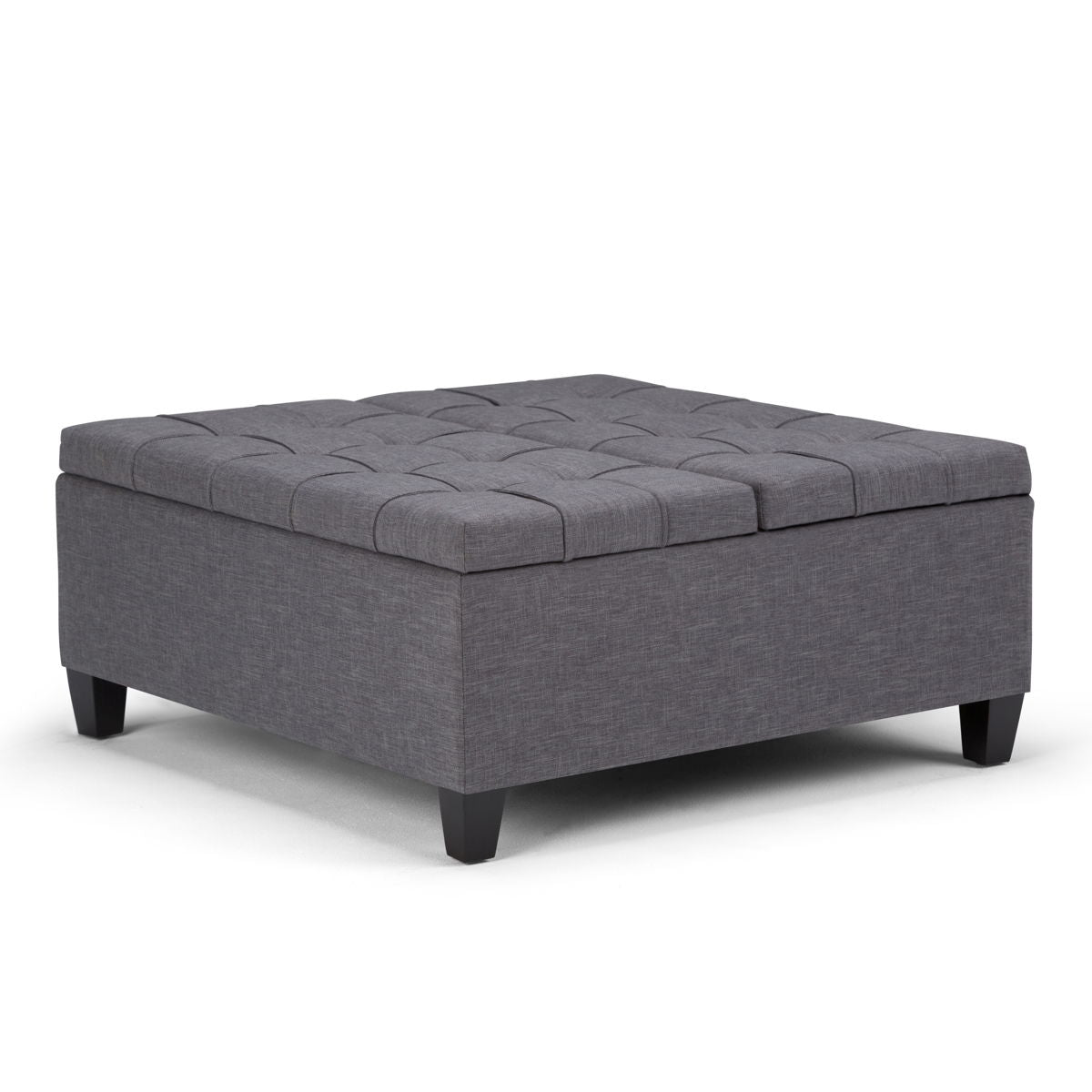 Harrison - Upholstered Coffee Table Storage Ottoman by Couch.com