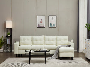2 Piece Upholstered Cozy Comfortable Sectional by Couch.com