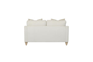 Loveseat Reversable Cushion With 2 Pillows - Off White