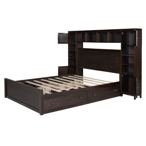 Bed With All In One Cabinet, Shelf And Sockets by Couch.com