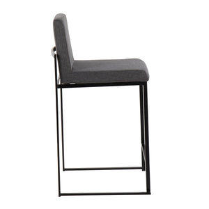 Fuji - Contemporary Modern Elegance, High Back Counter Stool by Couch.com
