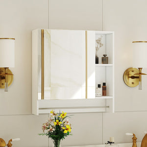 Wall Mounted Bathroom Storage Medicine Cabinet Cabinet With Mirror Door by Couch.com