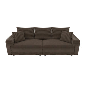 4 Seat Modern Comfy Upholstered Sofa Cloud Couch