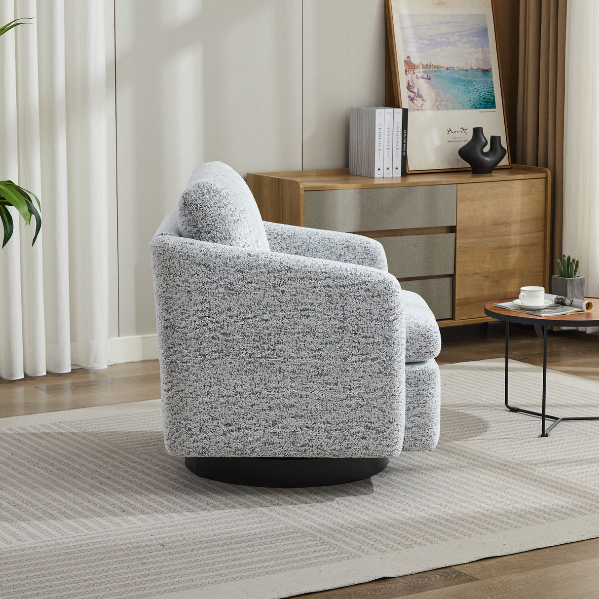 Swivel Accent Chair, 360 Degree For Living Room by Couch.com