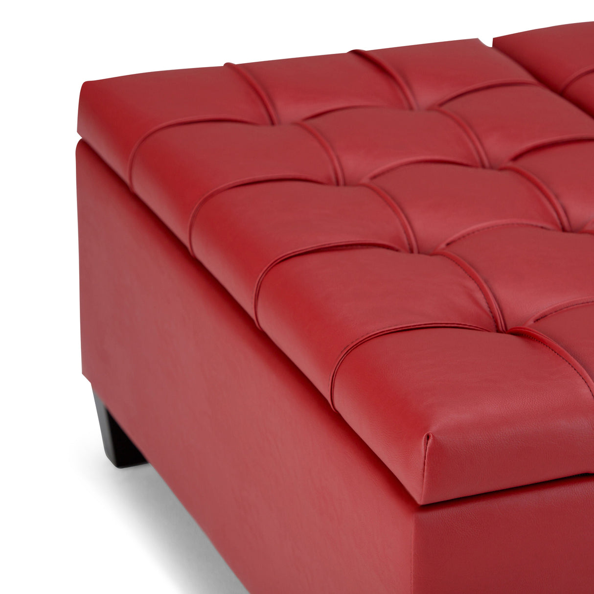 Harrison - Upholstered Coffee Table Storage Ottoman by Couch.com