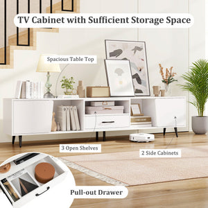 Outdoor Dining Chairs Set of 2 with High Back and Metal Frame-Light Brown