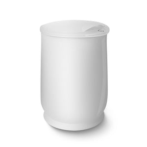 Luxury Bucket Towel Warmers, Large Towel Warmers For The Bathroom, Fits Up To 2 Oversized Towels - White by Couch.com