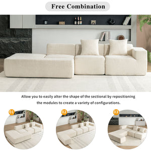 Sectional Sofa Full-Compressed Sofa Couch Free-Combined Sofa For Living Room by Couch.com