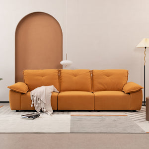Modern Sofa With Removable Pillowcase And Backrest by Couch.com