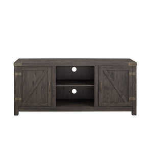 Modern Farmhouse Barn Door 3 Shelf TV Stand For TVs Up To 65” by Couch.com
