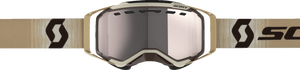 SCOTT Prospect Snow Cross Goggle - Beige/Brown - Enhancer Silver Chrome 272846-1074313
