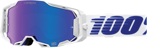 100% Armega Goggles - Izi - HiPER Blue Mirror 50003-00004