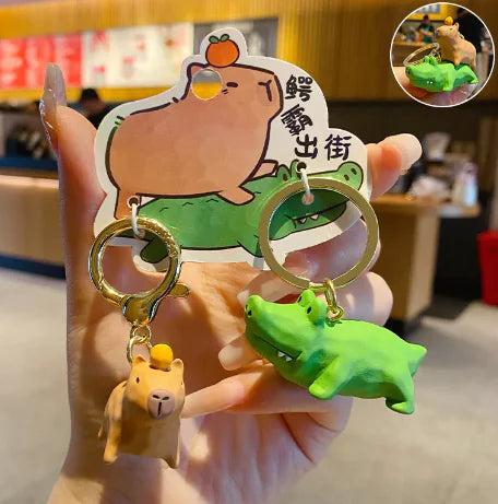 Couple A Pair Of Buckles Creative Keychain