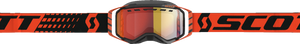 SCOTT Prospect Snow Goggles - Orange/Black - Enhancer Red Chrome 272846-1008312