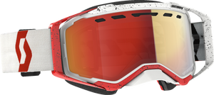 SCOTT Prospect Snow Goggles - Light Sensitive - White/Red - Red Chrome 278603-1030341