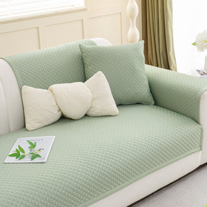 Non-Slip Diamond Quilted Sofa Cover, Separate Pieces Sectional Couch Protector