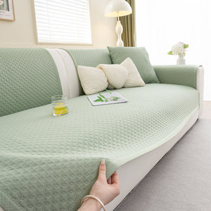 Non-Slip Diamond Quilted Sofa Cover, Separate Pieces Sectional Couch Protector