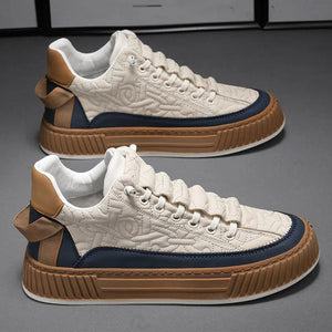 Men's Fashion Thick-Soled Sports Shoes Outdoor Non-Slip Breathable Casual Comfortable Sneakers Walking Slip-On Running Sneakers Lightweight Breathable Mesh Soft Sole
