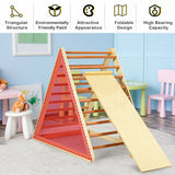 Foldable Wooden Climbing Triangle Indoor Home Climber Ladder