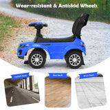 3 in 1 Ride on Push Car Toddler Stroller Sliding Car with Music-Black