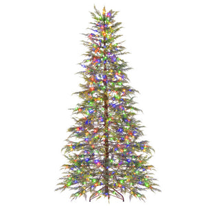 6/7/8/9 FT Artificial Christmas Tree with 767 Snowy Branch Tips-9 FT
