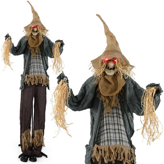 Animated Halloween Decoration 18 Inch Hanging Skull Prisoner