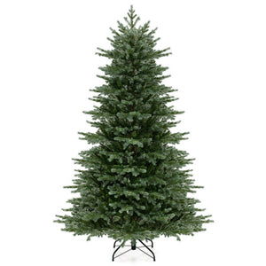 5/6/7 Feet Artificial Christmas Tree with 1426/2116/3156 Lush PVC and 200/300/400 Warm White LED Lights-L