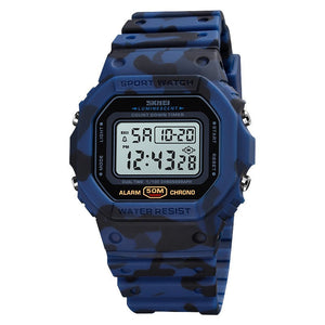 Luxury Modern Sports Watch With Led Digital Display Waterproof 50M Military Famous Unisex Watch For Man and Woman