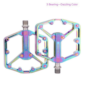 Bicycle Pedal Non-Slip  Bike Pedals Aluminum Alloy Flat Platform Applicable Waterproof Cycling Accessories Bike Pedals Road Bicycle Pedals Cleats Set Clipless Pedals Compatible With Road Bikes
