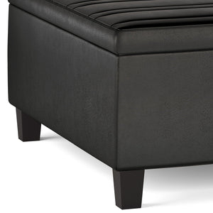 Ellis - Coffee Table Storage Ottoman Contemporary Design by Couch.com
