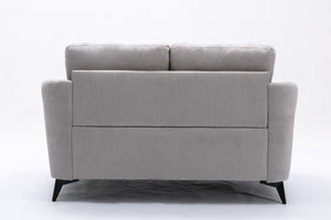 Callie - Woven Fabric Loveseat by Couch.com
