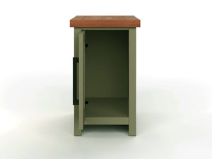 Vineyard - Chairside Table - Sage Green, Fruitwood by Couch.com