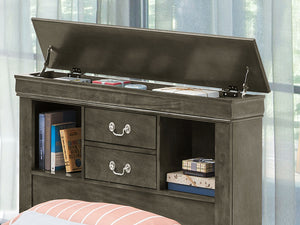 Louis Phillipe - Bookcase Storage Bed by Couch.com