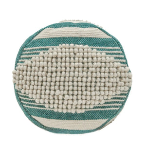 Diamond Handcrafted Cylindrical Pouf