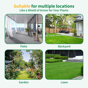 Walk-in Greenhouse Hexagonal Upgrade Reinforced Frame Heavy Duty Plastic Greenhouse Reinforced Thickened Waterproof Insulation (9.2*8.1 ft) - Green by Couch.com