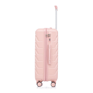 Set 3PCs 20'/24'/28' ABS Spinner Wheel Luggage - Pink