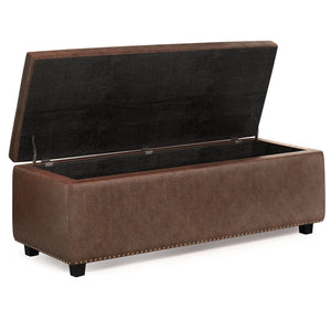 Hamilton - Upholstered Storage Ottoman by Couch.com