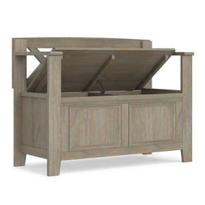 Amherst - Small Transitional Entryway Storage Bench