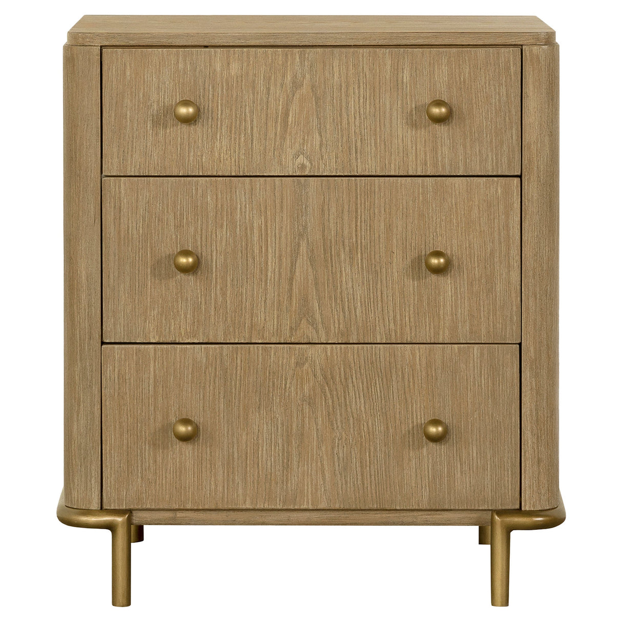 Stevie Sand Wash Natural Cane 4-Piece Eastern King Bedroom Set