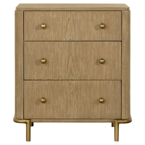 Stevie Sand Wash Natural Cane 4-Piece Eastern King Bedroom Set