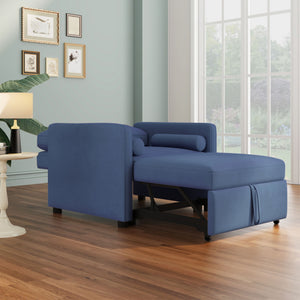 3 In 1 Convertible Sleeper Chair With Adjustable Backrest, Lounger Chair Turns Into Bed by Couch.com