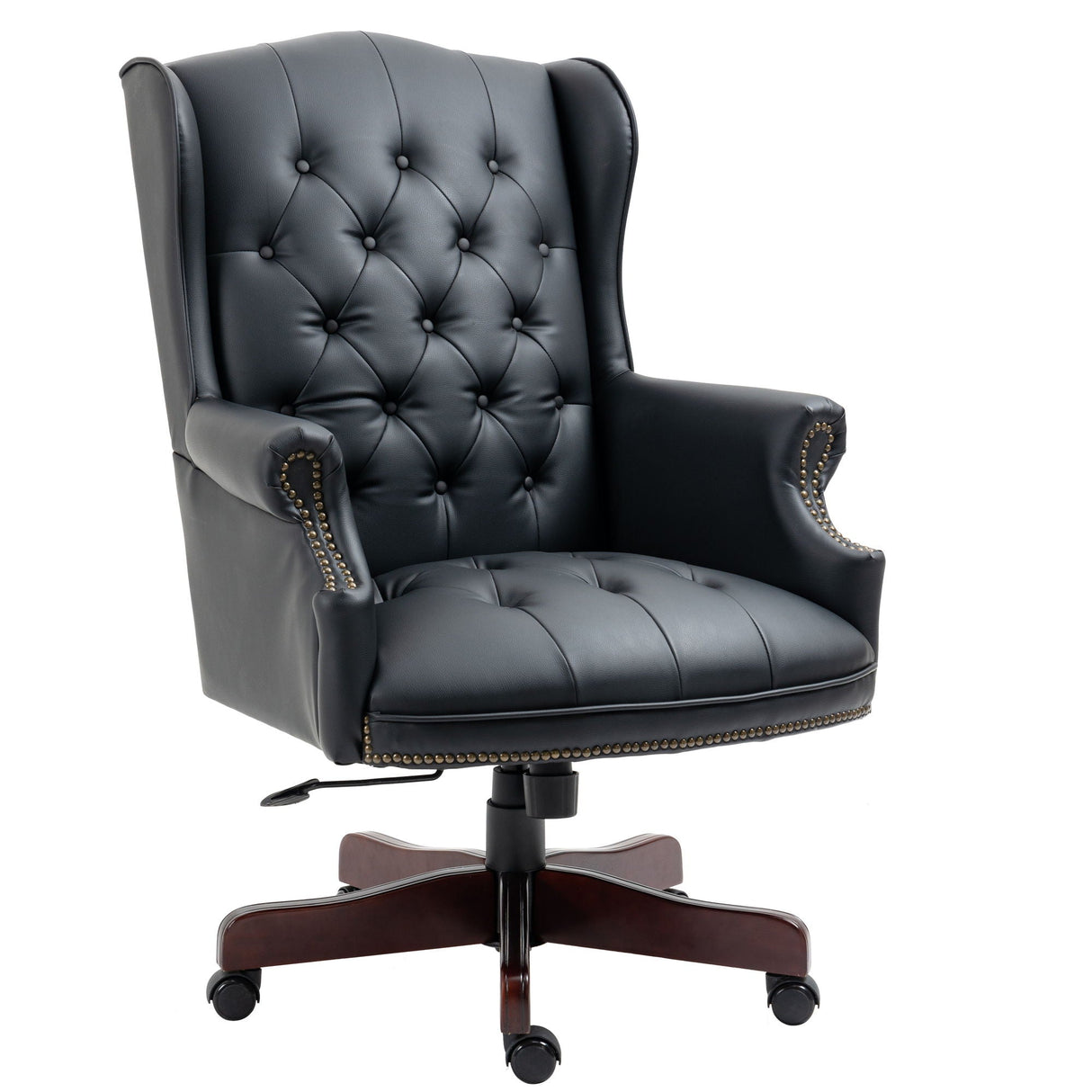 Executive Office Chair, High Back Reclining Comfortable Desk Chair With Smooth Glide Caster Wheels by Couch.com